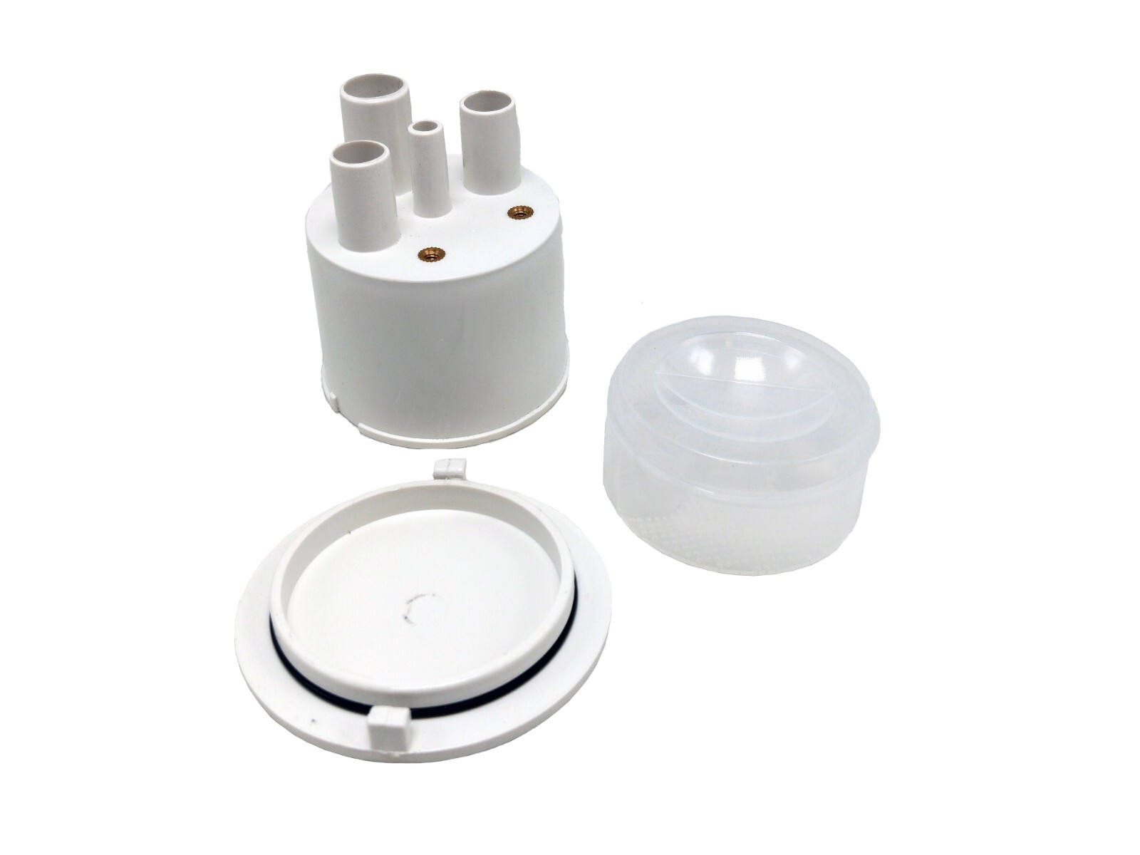 Plasdent Type A Vacuum Canister Bottom Port Beige 2-1/8″ 1Pcs/Bag