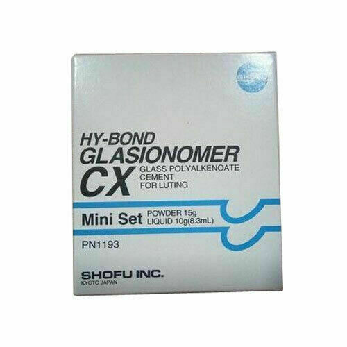 SHOFU HY-BOND GLASIONOMER CX Mini Set for dental use.