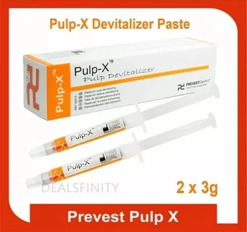 3 X Dental 2X3g Paste Pulp Devitalisation Composite PULP X(As Voco Depulpin)
