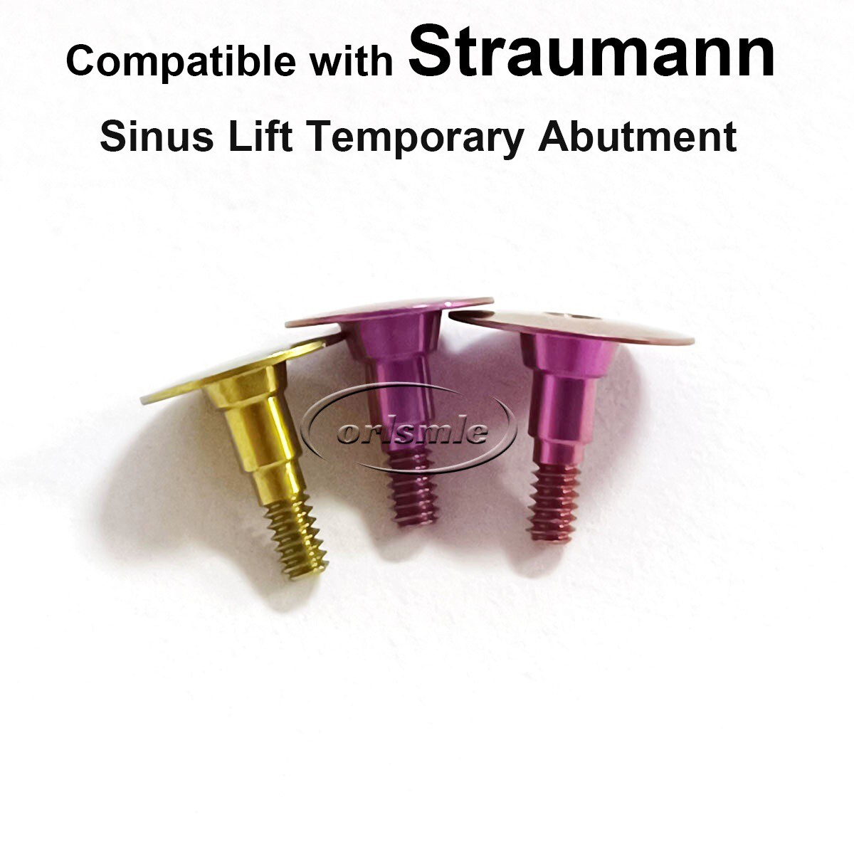 Sinus lift temporary abutment titanium abutment fits Straumann Bone level RC NC