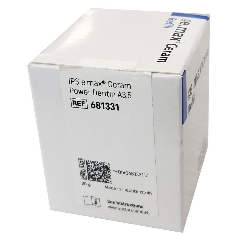 *1-Piece* Ivoclar Vivadent IPS e.max Ceram 20g Power Dentin A3.5/PI 1 PD 681331