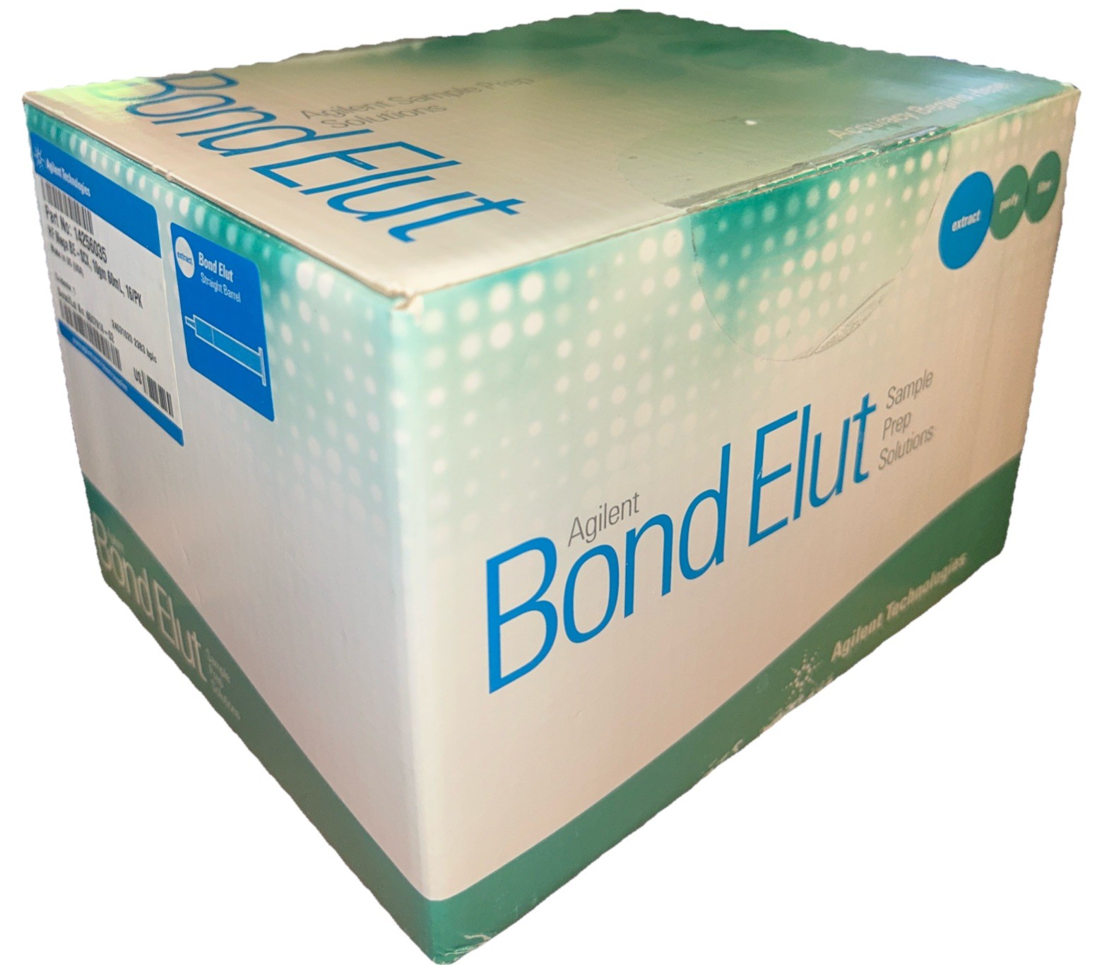 Agilent Bond Elut HF Mega BE-SCX 10 g, 60 mL, 120 μm, 16/pk. 14256035 NEW! AG