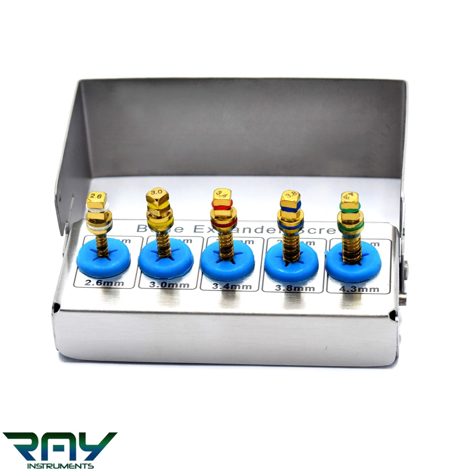 Bone Expander Kit 5 Pcs Screws Tools Orthodontic Dental Implant Instruments