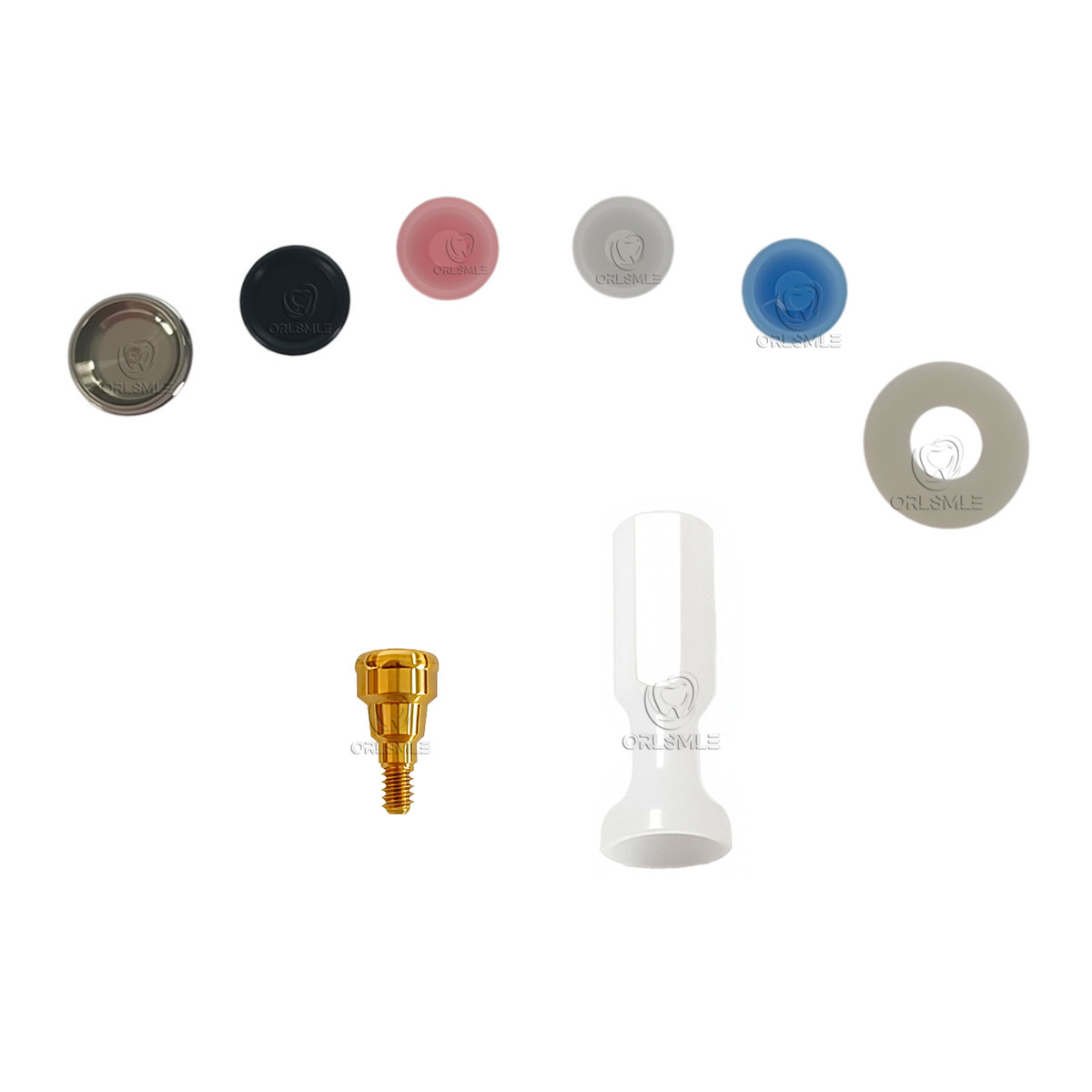 Locator abutment attachment full Set fit to MIS (C1)-NP GH1-6mm