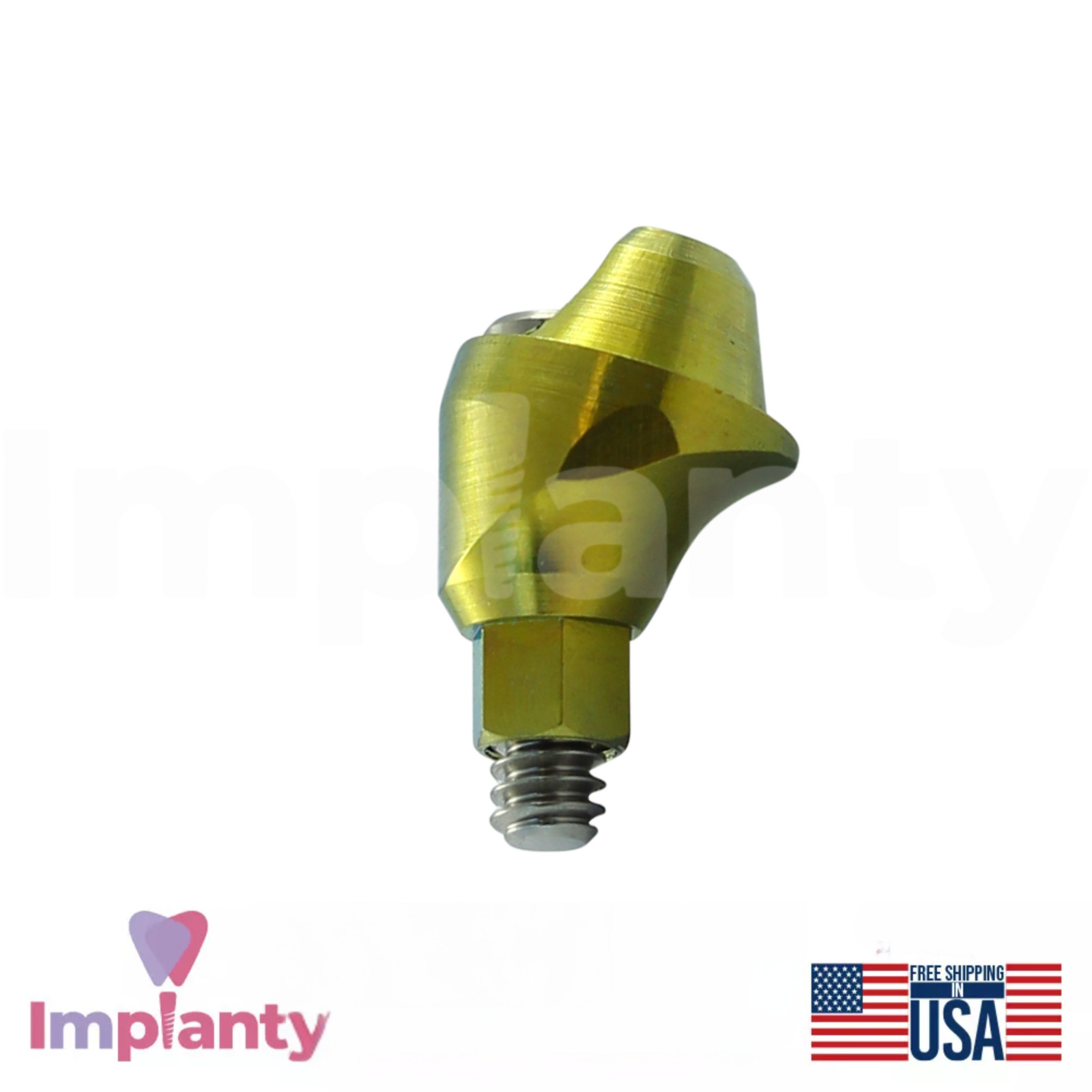 GDT Angulated Dental Multi Unit 1.4 Plastic Sleeve Set Slim Platform 17°