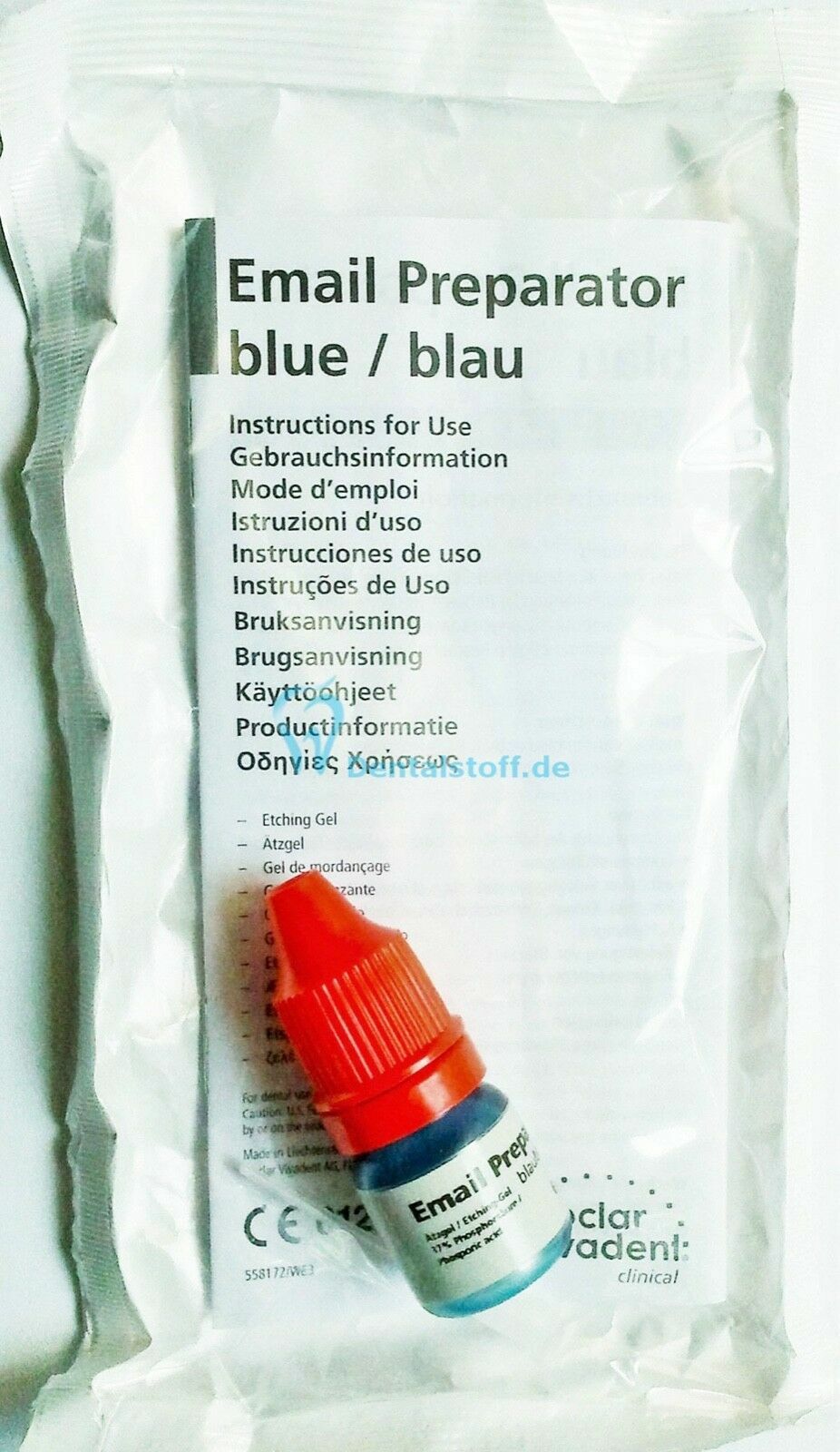 Ivoclar Vivadent Acid Etchant Email Preparator Blue 533034 1x6g