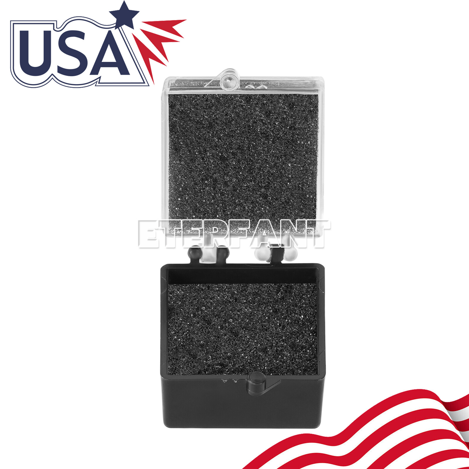 Dental Crown/Bridge Box Black with Sponge Fillers/Yellow Dental Box w/Membrane