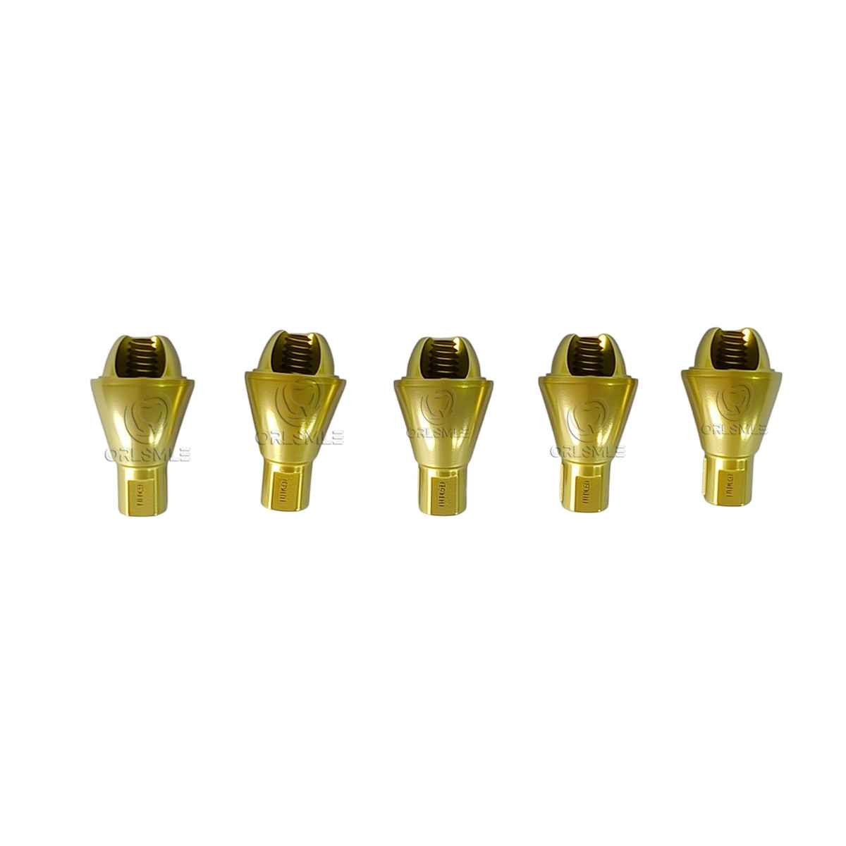 5 pcs 17 degree Multi unit Angled abutment fit to Straumann ITI platform RC/NC