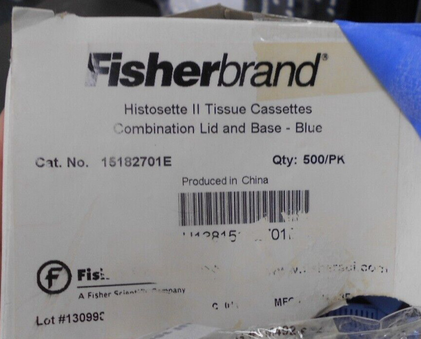 FISHERBRAND DISTOSETTE II TISSUE CASSETTES COMBO LID & BASE 15182701E