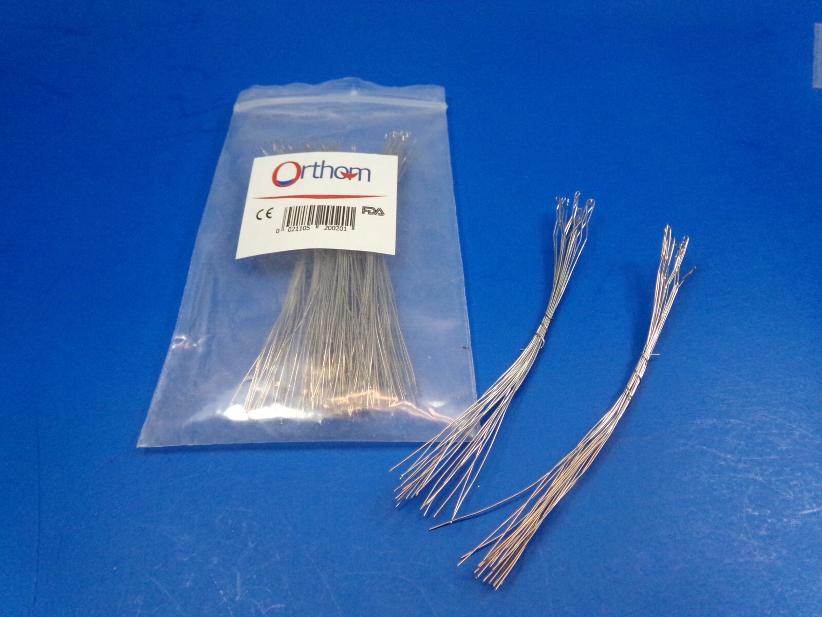 Dental Kobayashi Ligature Wire Long Stainless Steel Pack /100 ORTHOM