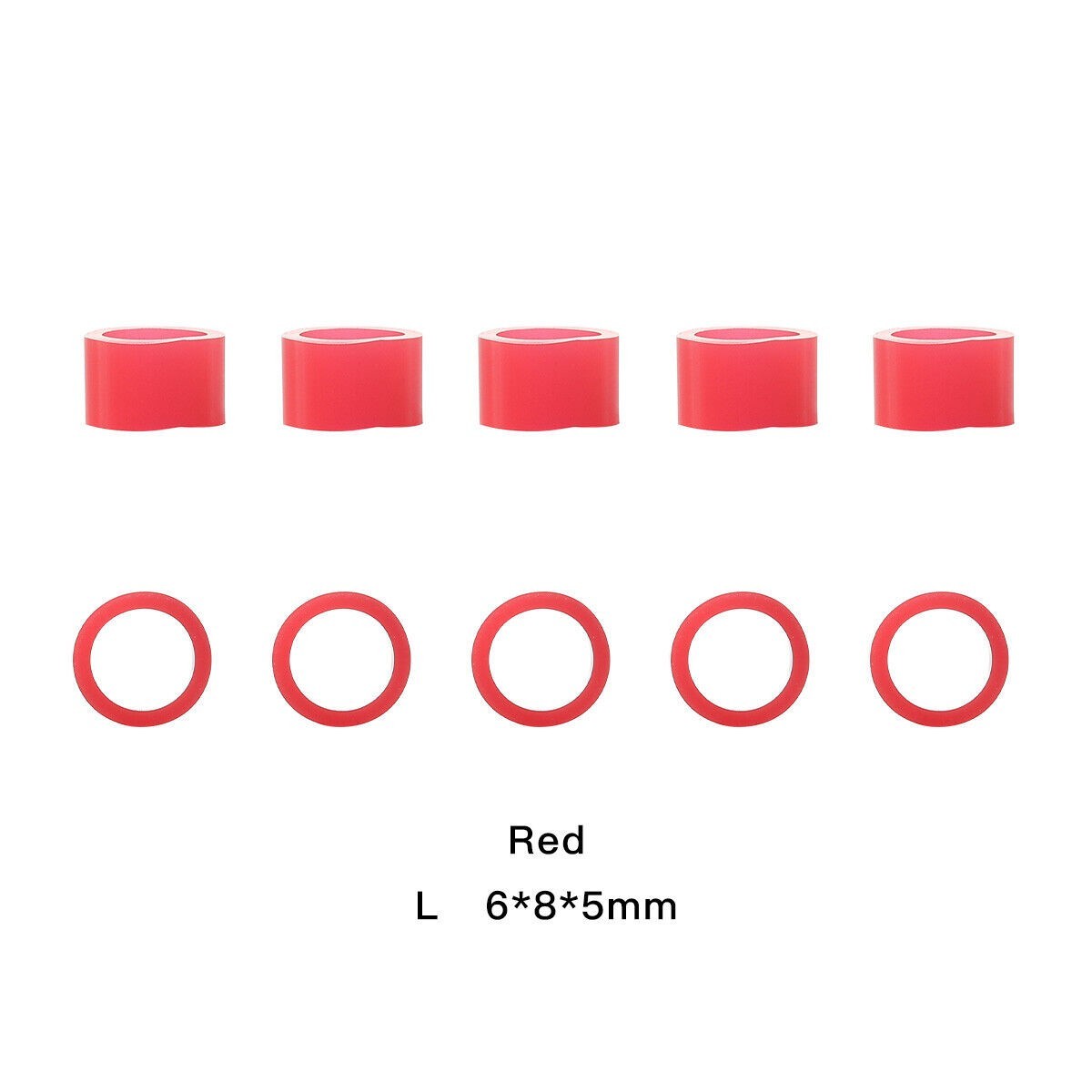 Dental Hygienist HANDPIECE COLOR CODE BANDS Silicone Rings For Instrument L/S