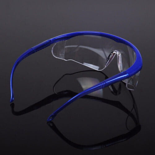 3x Dental Protective Anti-fog Blue Frame Eyes Goggle Glasses Light Curing Safety