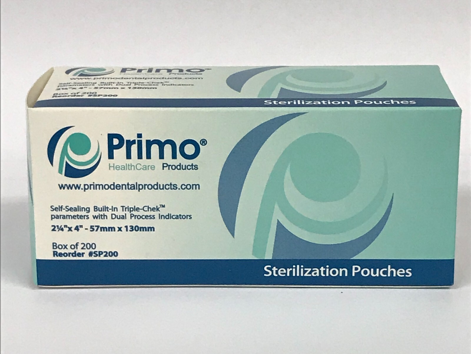 Primo Triple Chek Sterilization Pouch 2.25 x 4 (1000) Bags Dental Tattoo Nail
