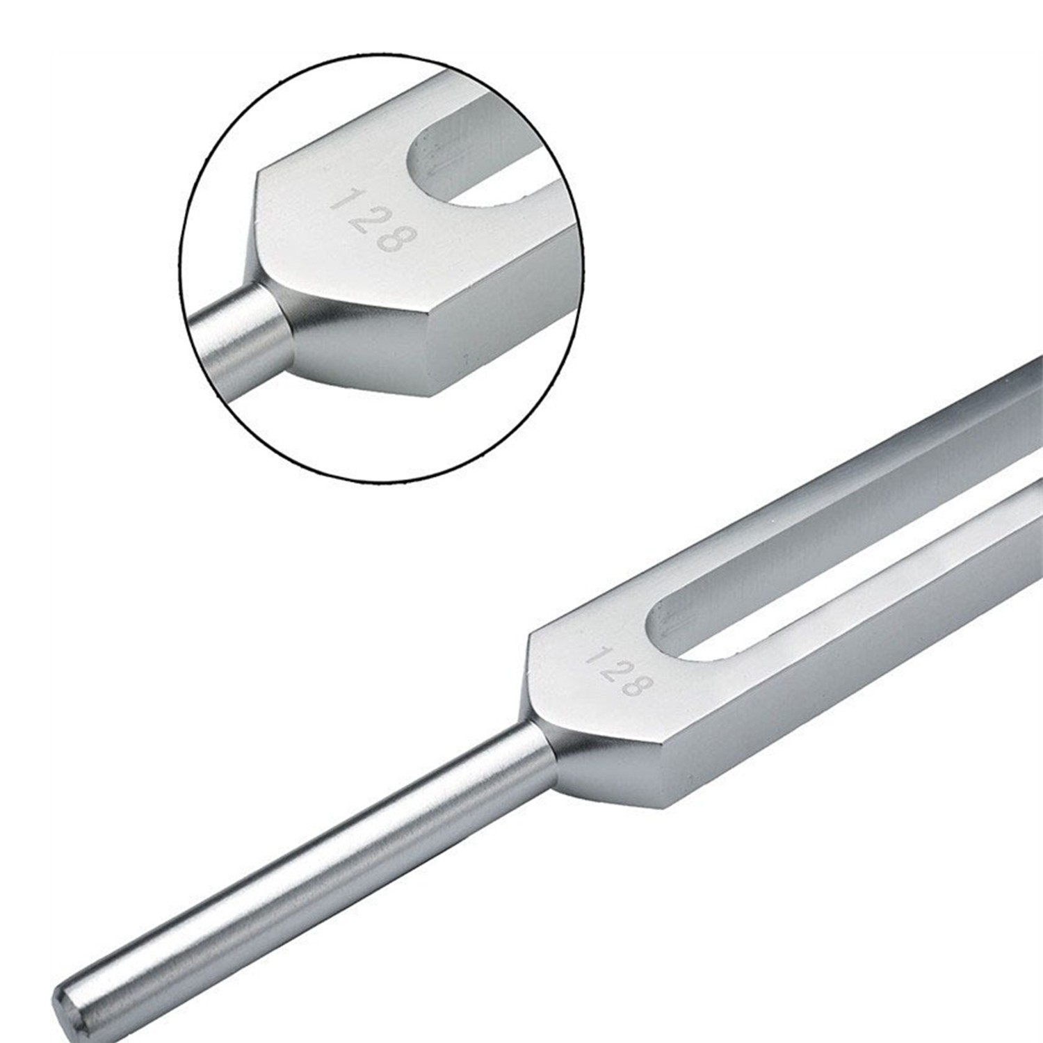 128Hz Healing Tuning Fork With Silicone Hammer Sound Therapy Musical Instrument