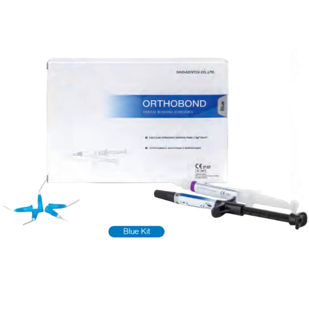 1 Set Dental ORTHOBOND Light Cure Orthodontic Adhesive Intro Kit (Blue)