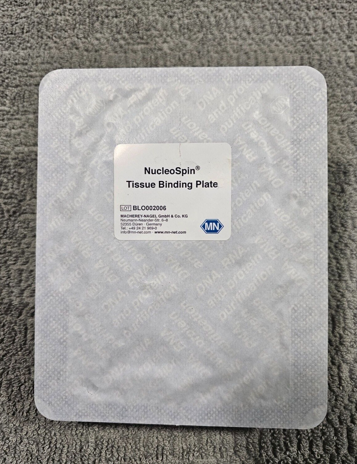 Macherey-Nagel NucleoSpin 96 Tissue Binding Plate ( NEW )