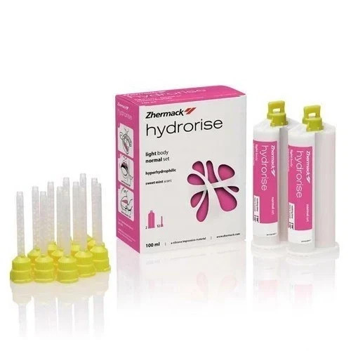 HYDRORISE LIGHT BODY NORMAL SET 2x50ml ZHERMACK. DENTAL SILICONE. free shipping,