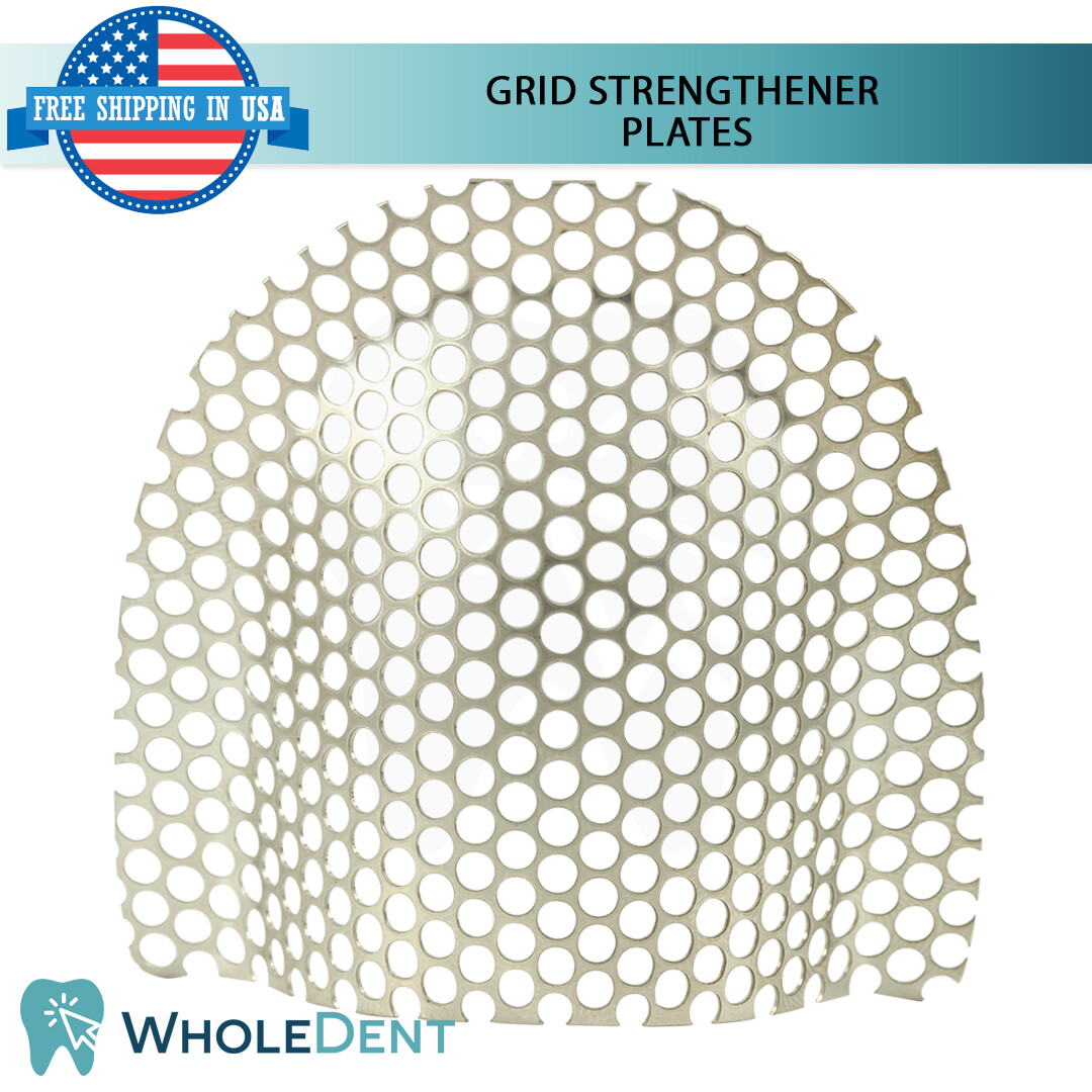 Dental Lab Laboratory Grid Strengthener Plates Dentaurum Stainless Steel 10pcs