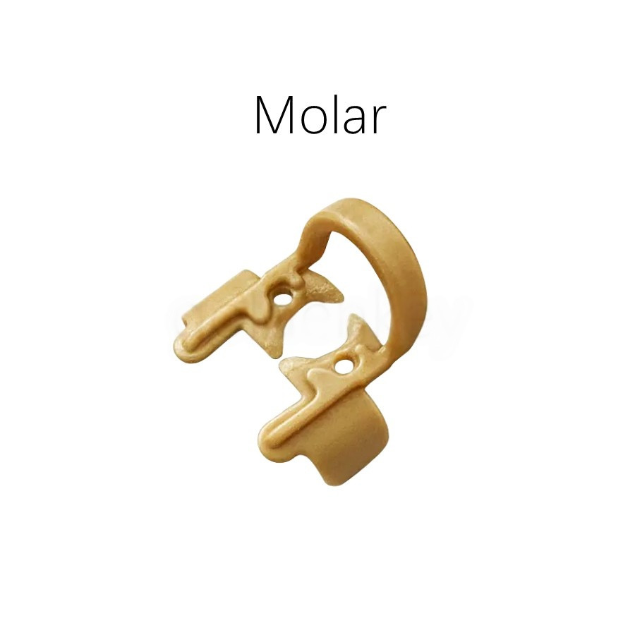 4/Box Dental Moisture Clip Cotton Roll Holder Molar Premolar Clamps Resin/Metal