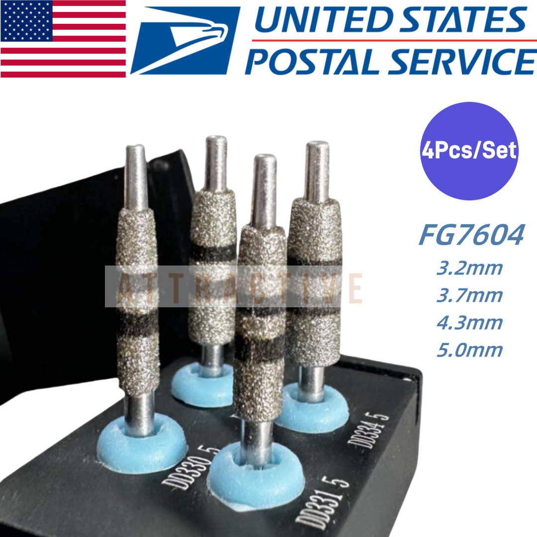 4Pcs/Set Dental Implant Guided Neck Correction Drills Diamond Grinding Jawbone