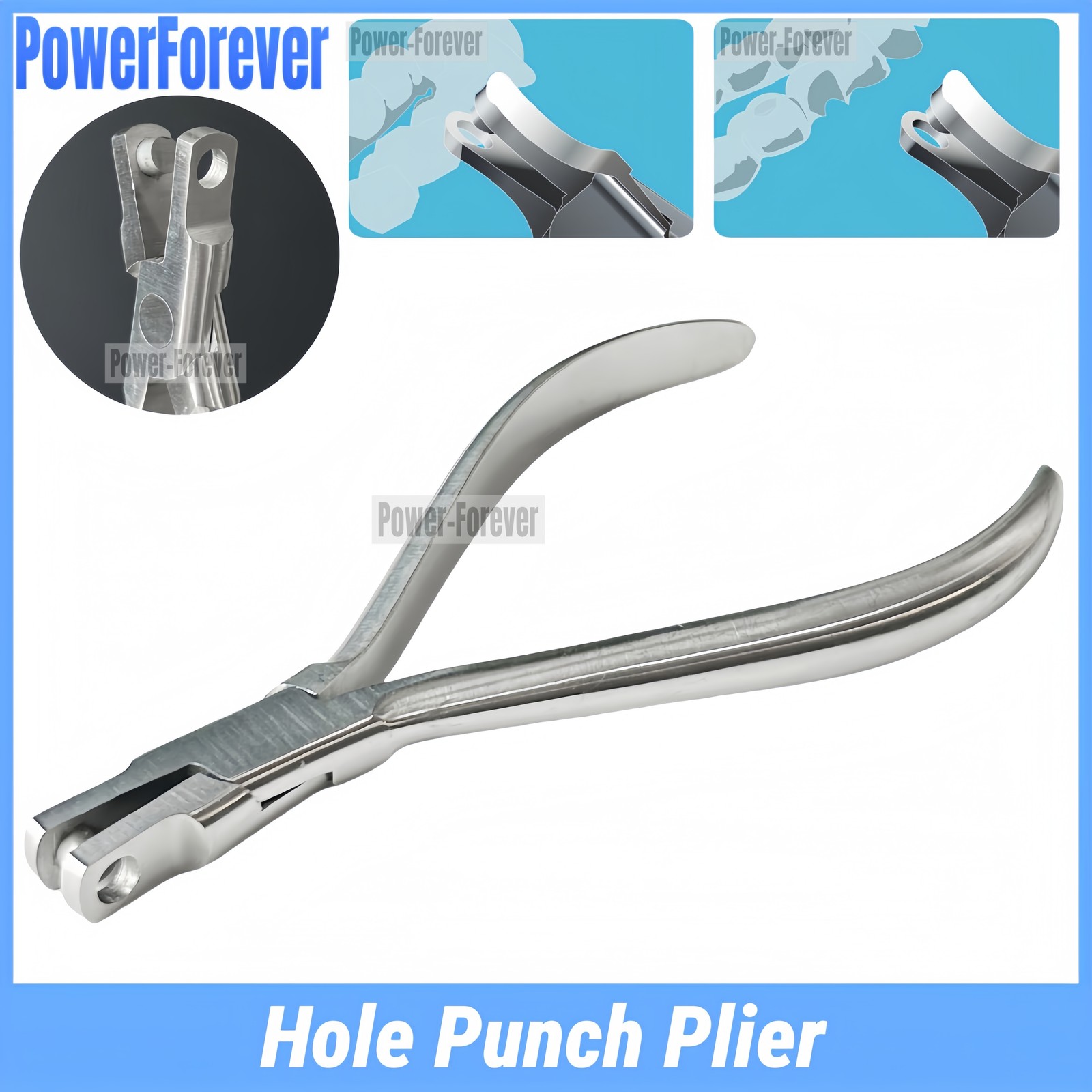 Hole Punch Plier Dental Aligner Braces Retainer Invisable Thermal Ortho Pliers