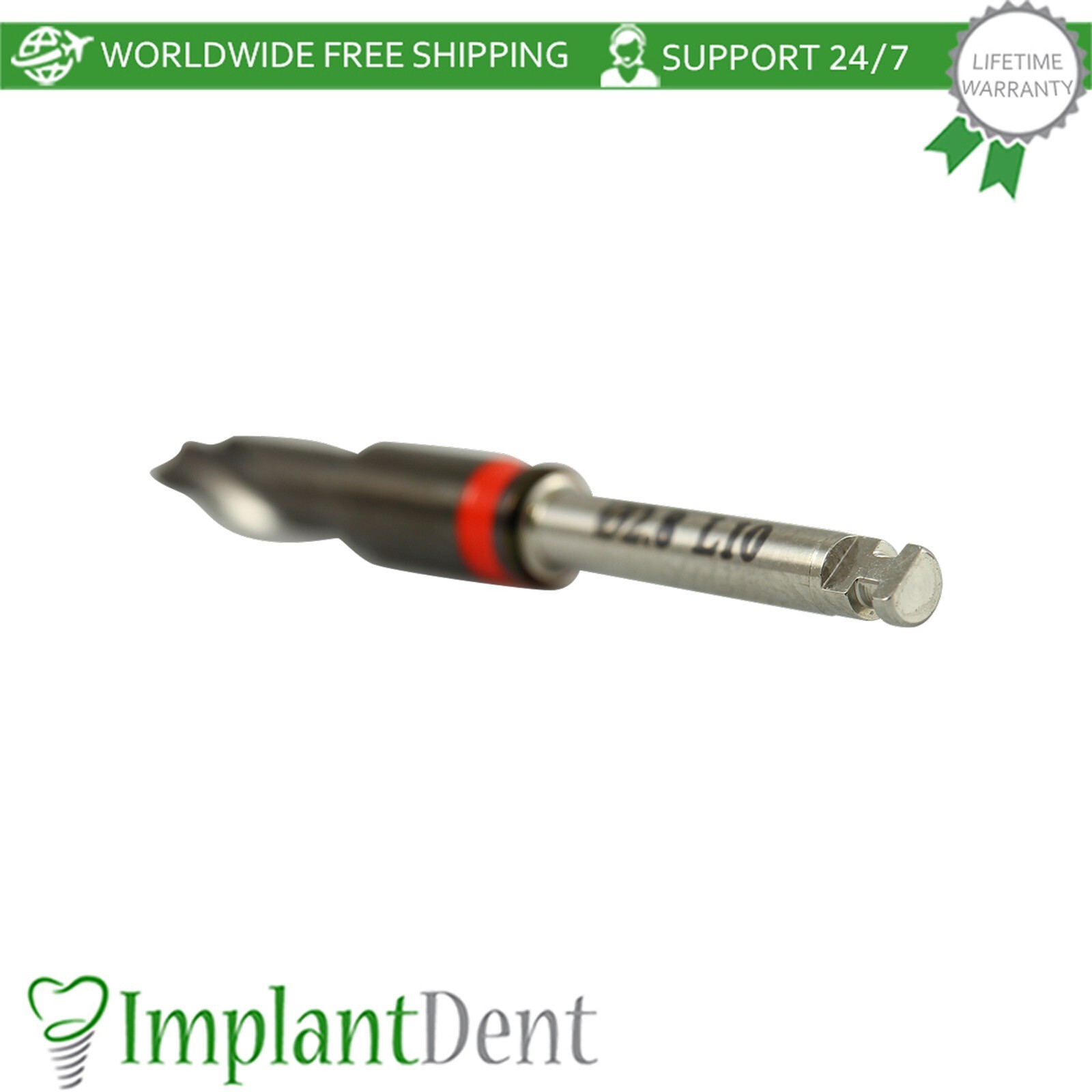 Dental DLC Step&Stop Integral Drills Ø2.8mm Stainless Steel Dentistry Tool