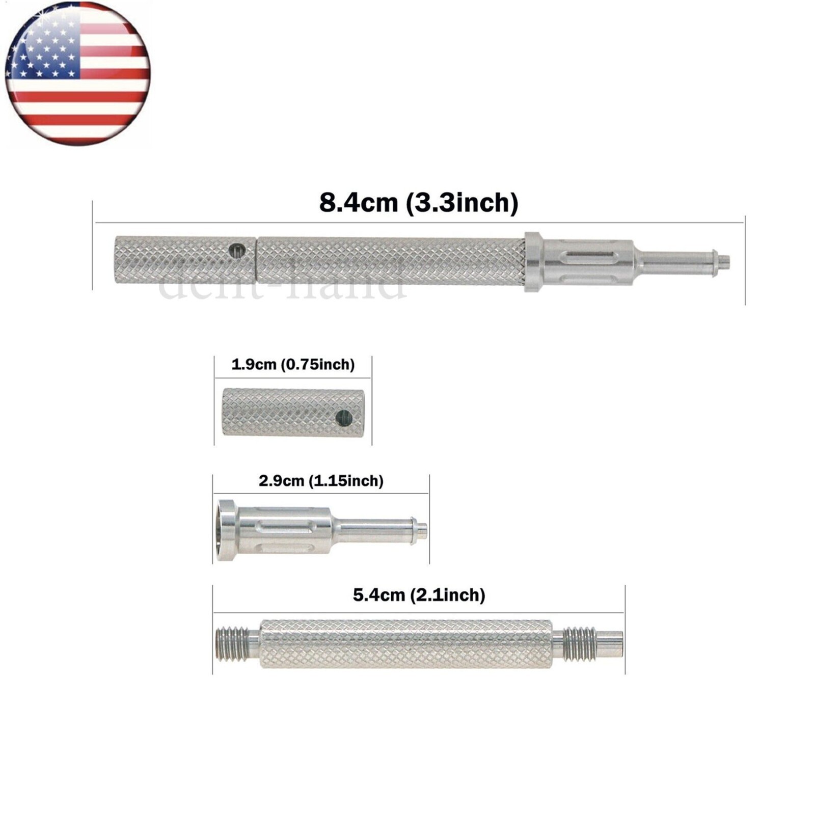 US Universal Dental 2.4 lbs Overdenture Retention Caps Implant Locator Core Tool