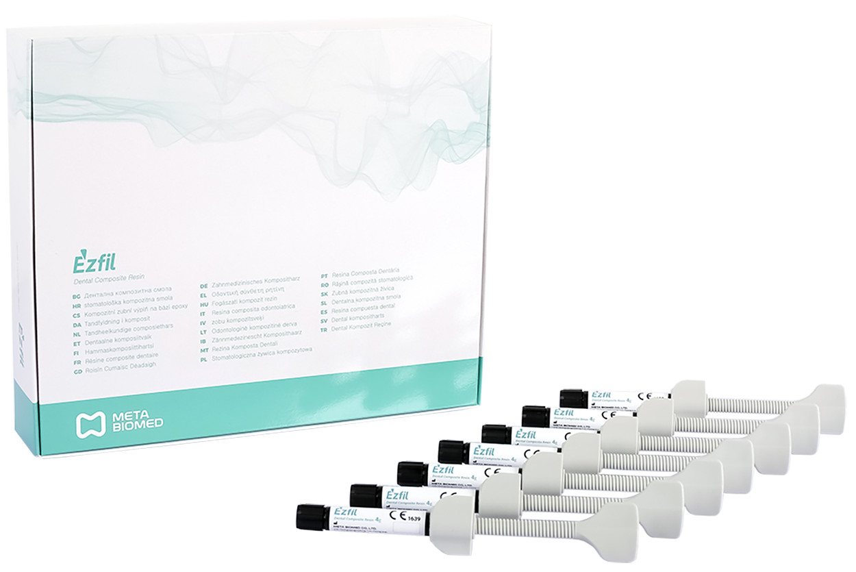 Meta Biomed EZfil Nano Hybrid Dental Composite Kit 7 Syr + 1 bond (Fast Ship)