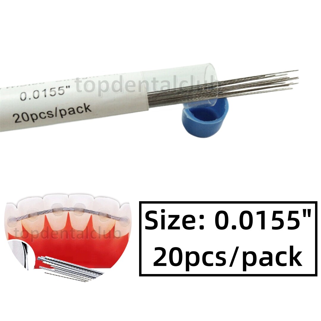 Dental Twist Wire Orthodontic Straight Twisted Wires SS Lingual Retainer