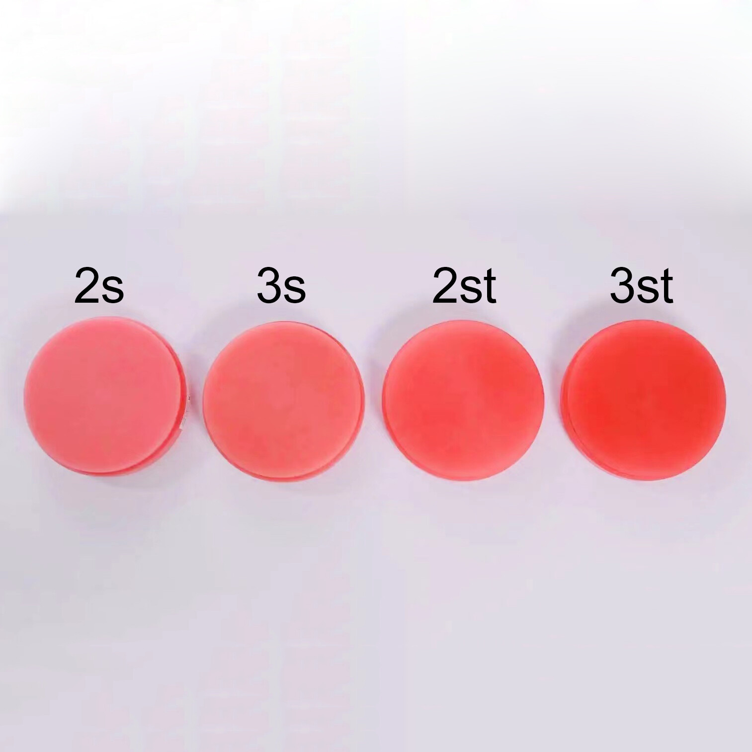 5Pcs Pink PMMA Disc Dental Lab Material PMMA Blocks with Bloodshot 98mm