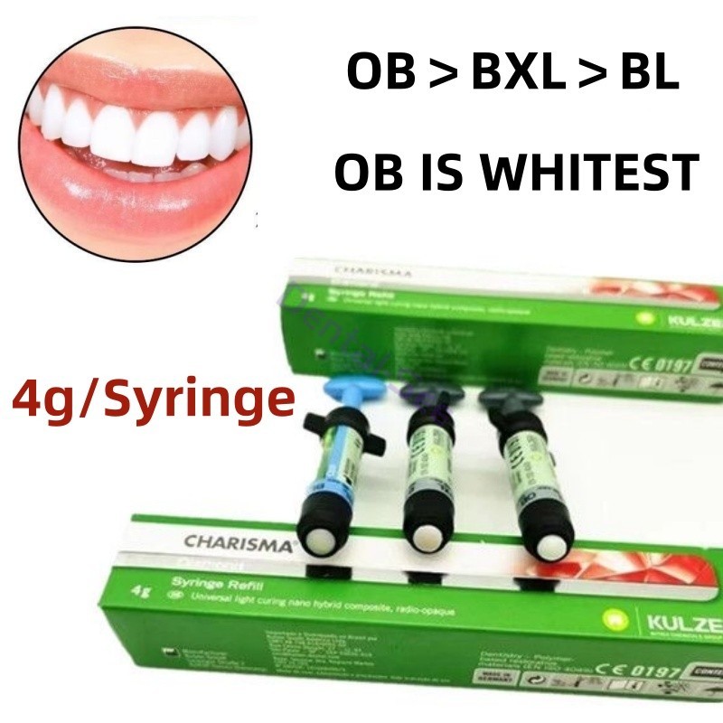 Dental Composite Light Cure Resin KULZER CHARISMA Diamond OB BL BXL Super White