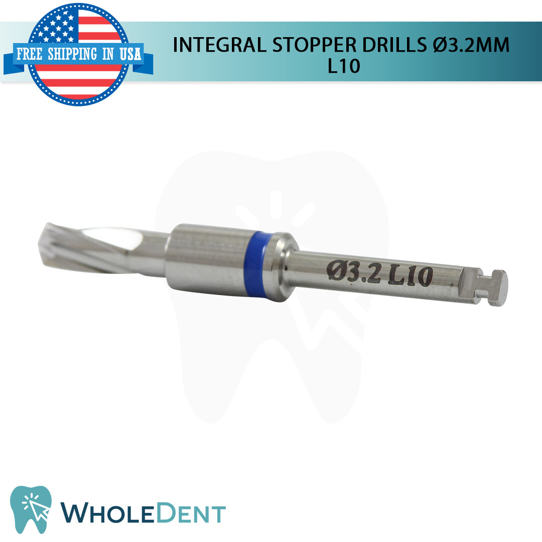 Surgical Integral Stopper Drill Ø3.2 External Irrigation Dental Implant