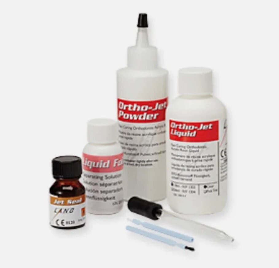 LANG JET DENTURE REPAIR 100gr Powder & 118 ml Liquid Set 1223