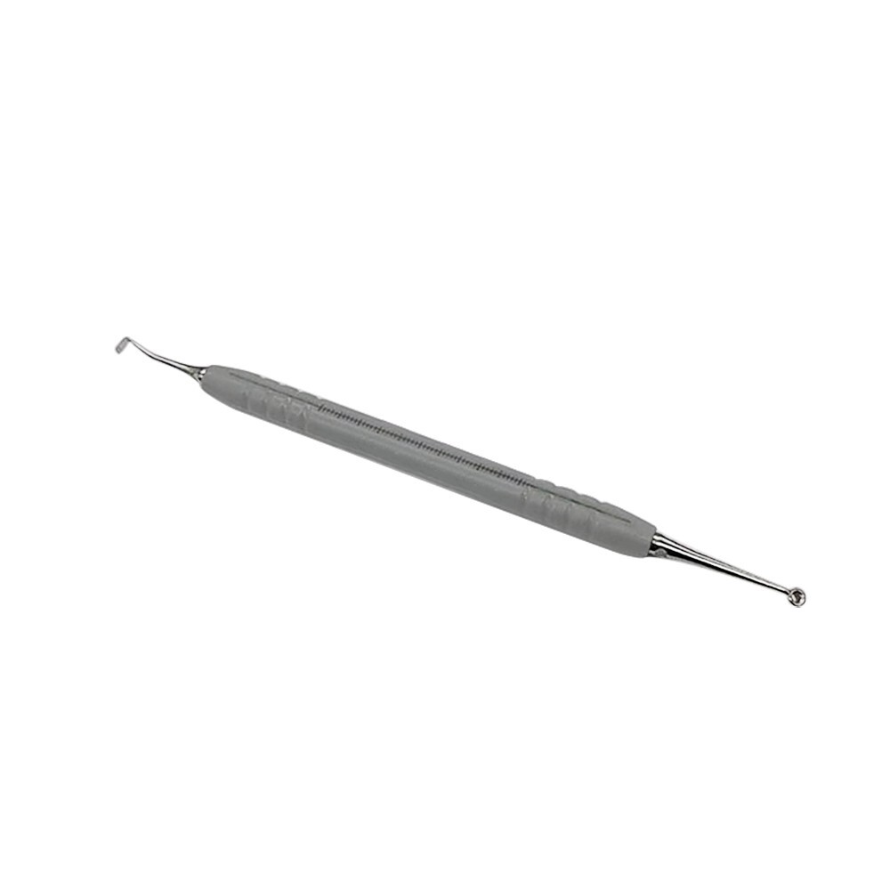 Dental Veneer Molding Tool Composite Resin Spatula Handle 60*4mm+60*6mm Foam Pad