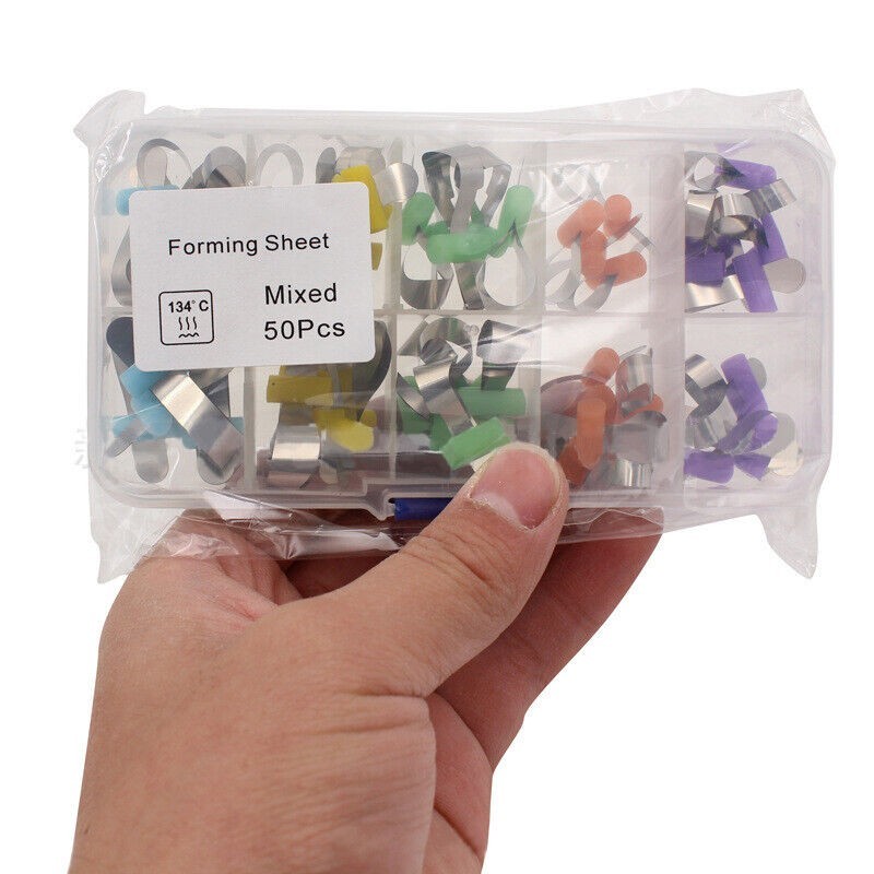 Dental Metal Matrices Bands Automatrix Kit Retainerless With Locker Matrices