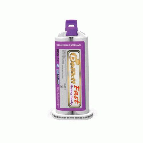 Delikit Heavy Body, Fast Set 4 – 50 mL Cartridges VPS Impression Material