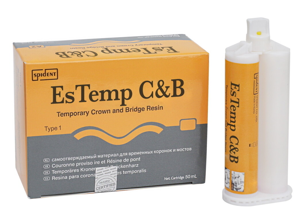 EsTemp Temporary Crown & Bridge Material – 1 x 50ml