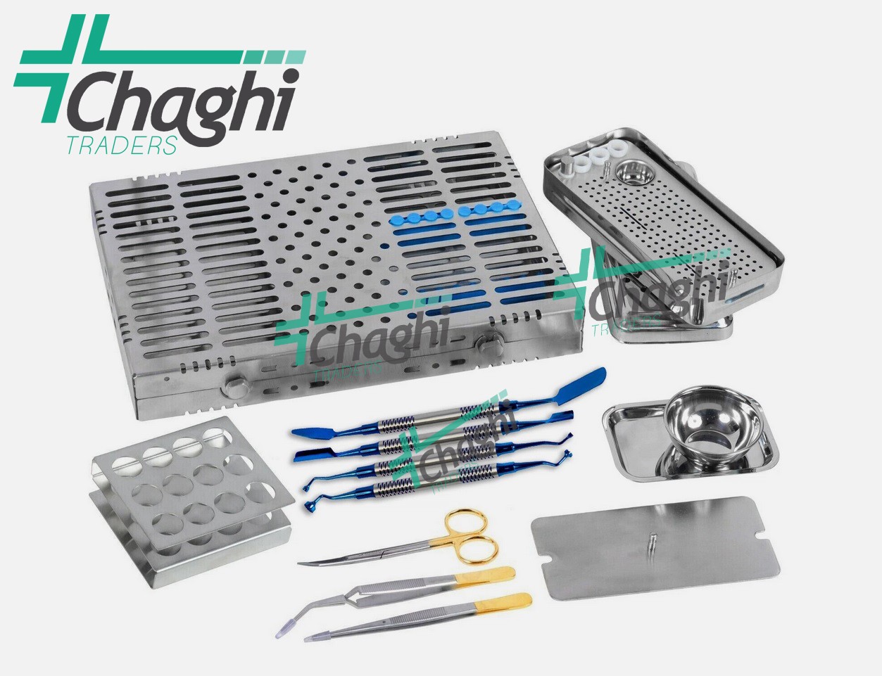 PRF Box Platelet Rich Fibrin 12PCs Set Dental Surgery PRF Instruments Box Chaghi
