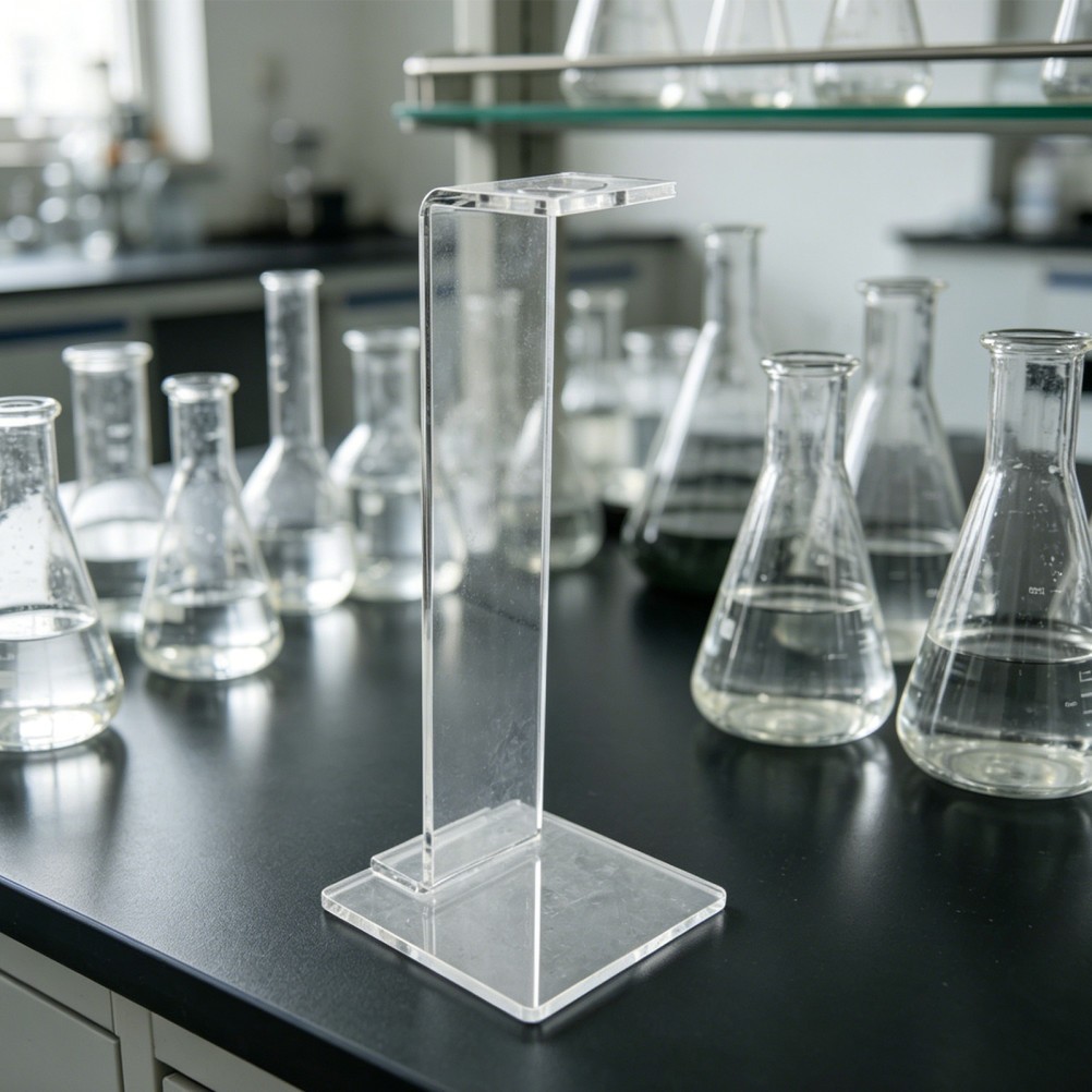 Clear Syringe Rack Countertop Space Saving Acrylic Syringe Storage Holder