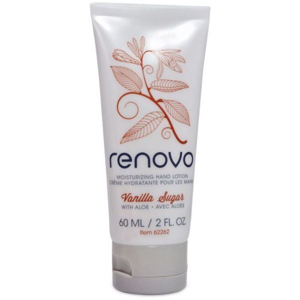 Renovo Hand Moisturizer – Vanilla Sugar Scented 60ml (2oz) Tube with Aloe