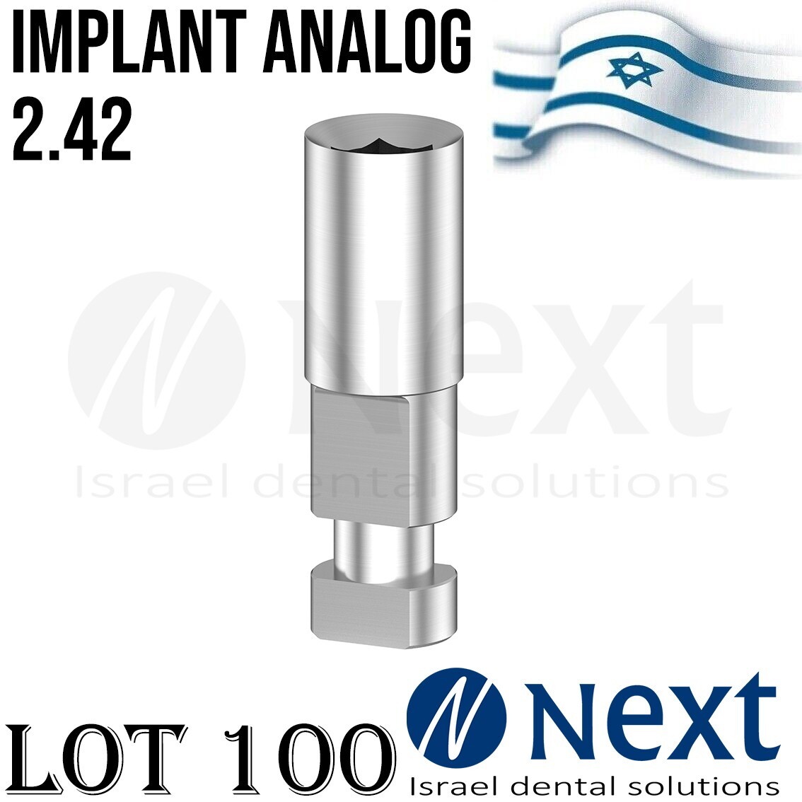 Lot x 100 Analog for all internal hex system 2.42