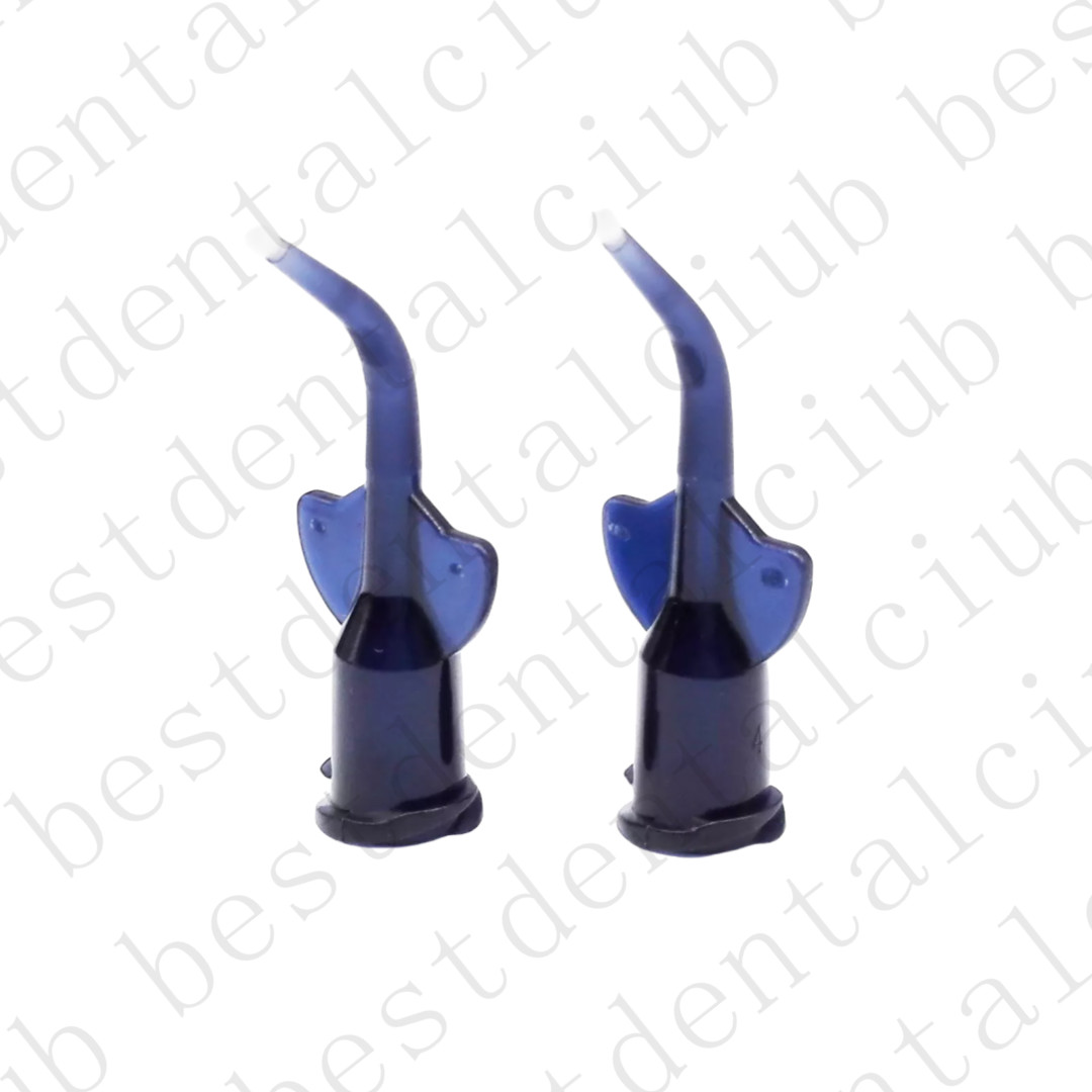 100Pcs Dental Syringe Needle Tips Brush Delivery Liner Appliator Infusor Tip