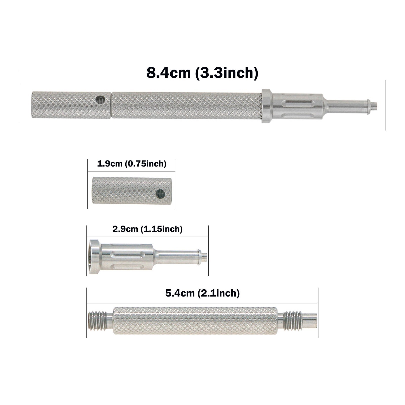 US Universal Overdenture Retention Caps Insertion Extraction Locator Core Tool