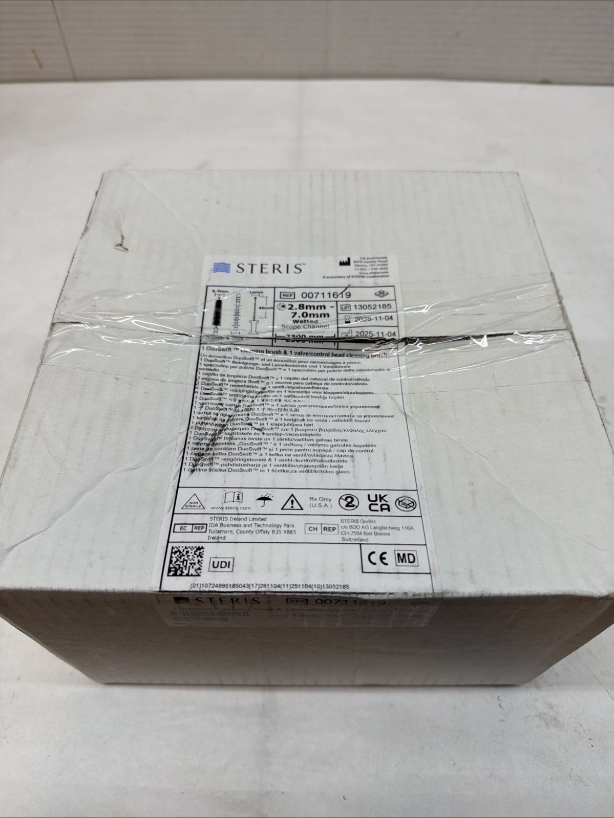 New STERIS 00711619 DuoSwitch Cleaning Brush 2.8mm-7.0mm 50 Pack