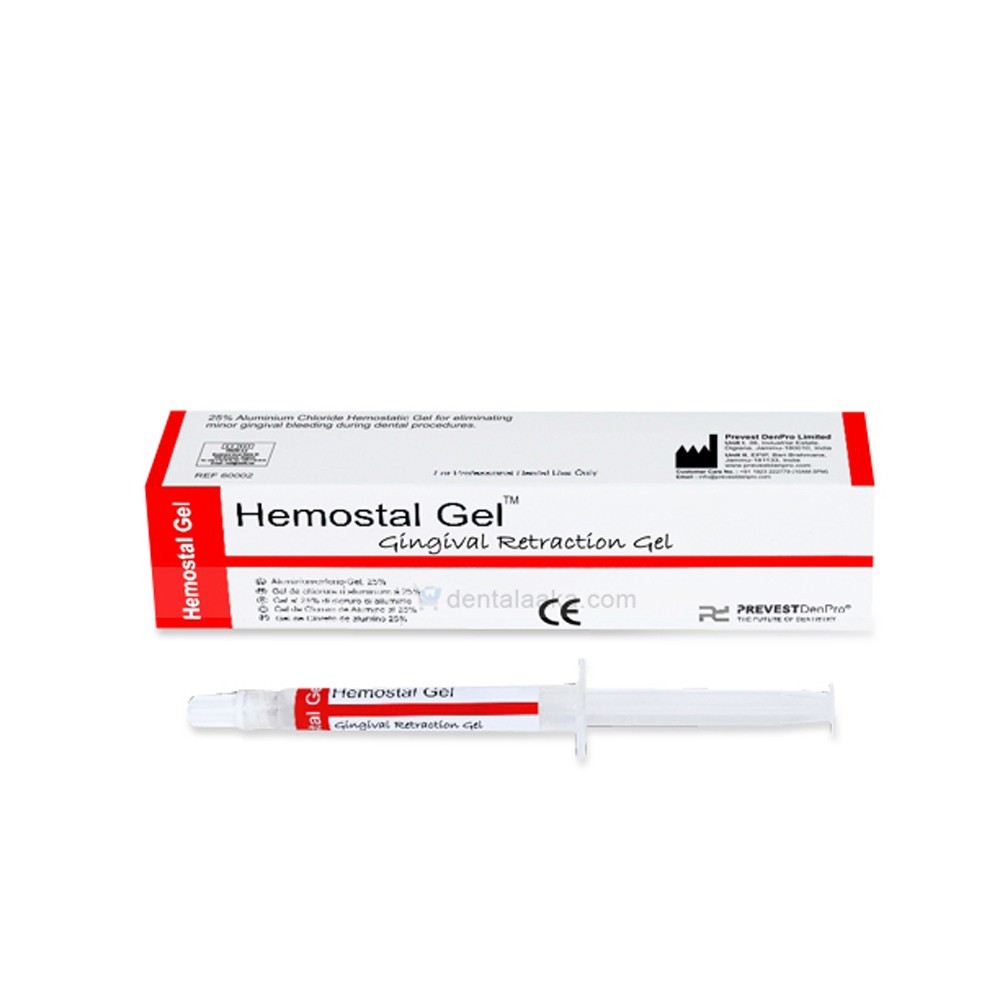 Prevest Denpro Hemostal Gel Stop 25% Aluminium Chloid Hemostatic Gel [Free Ship]