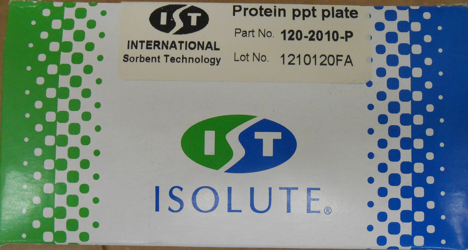 ISOLUTE #120-2010-P PROTEIN PPT PLATE 96-WELL 2mL 1/PK 1 PK