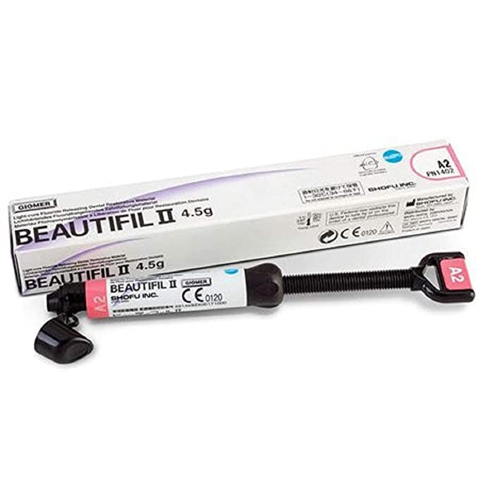 SHOFU Beautifil II 4.5g Dental Composite Fluoride Release Shade A2
