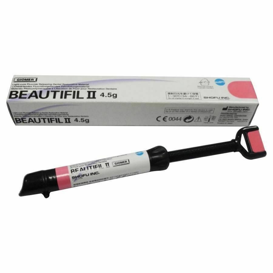5 X SHOFU Beautifil II 4.5g Dental Composite Fluoride Releasing A1/A2/A3/BW