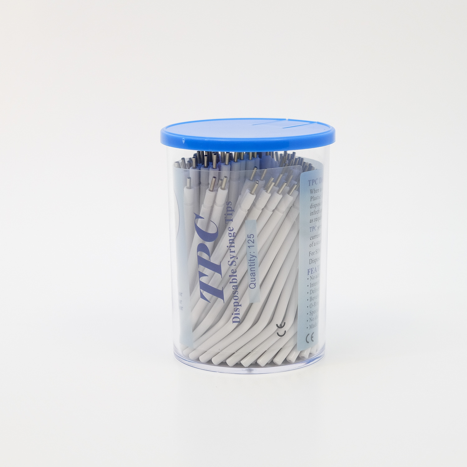 125 PCS DENTAL AIR WATER SYRINGE DISPOSABLE SAFE TIPS POINTS NOZZLES METAL CORE