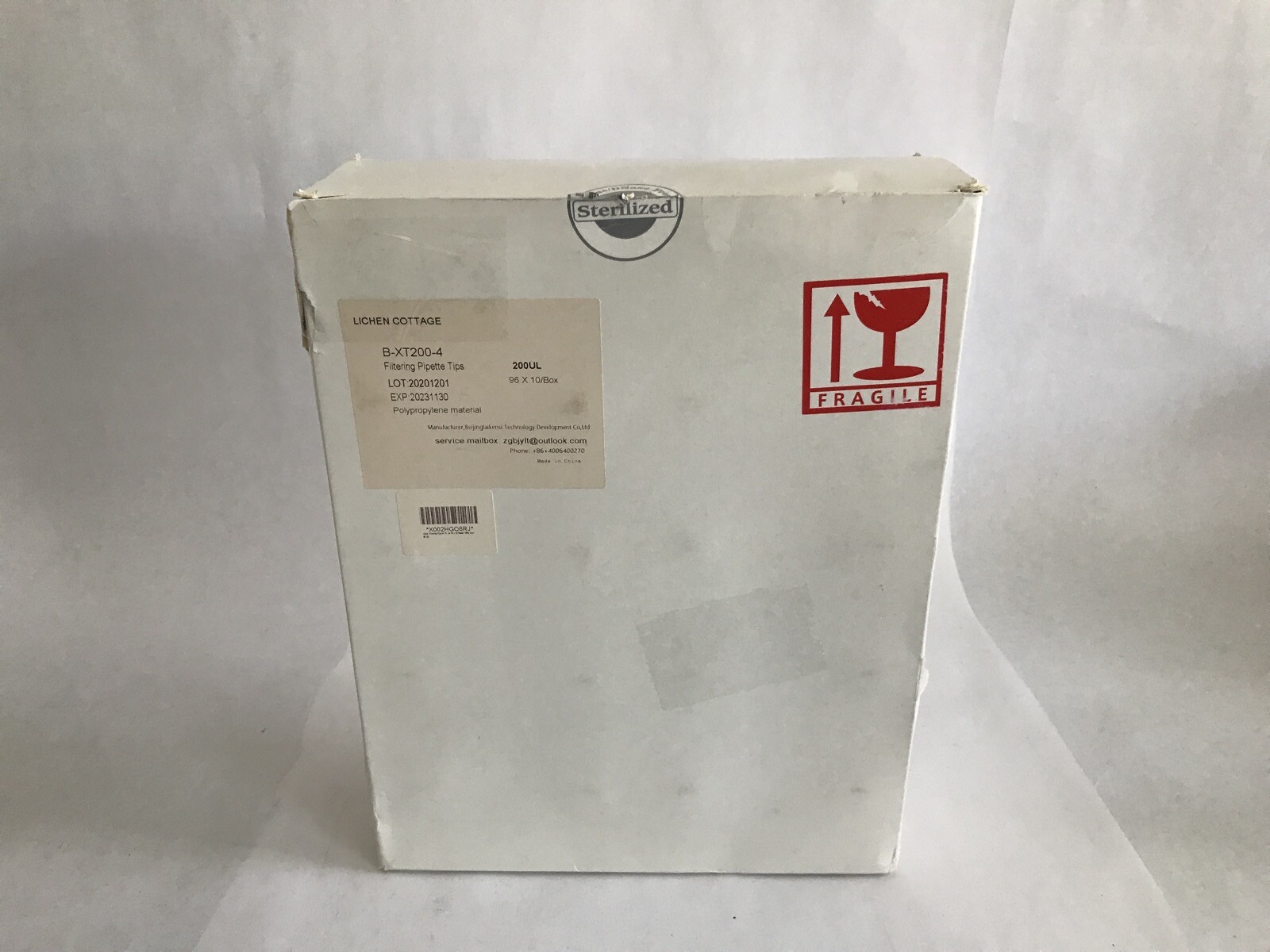 (960) LICHEN COTTAGE 200uL Universal Filtered Pipette Tips 96/Rack B-XT200-4